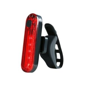 Luz Trasera Bicicleta USB Volcano 5 LED 4 Modos Waterproof