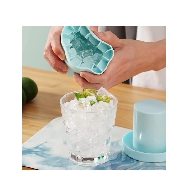 Recipiente de Silicona Para Hielo 60 Cubos - Imagen 3