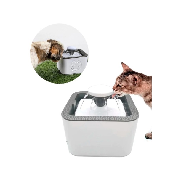 Bebedero De Agua Para Mascotas Fuente 3 Modos 2 Lts