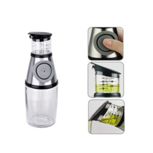 Aceitera De Vidrio 250ml Con Medidor Dispensador